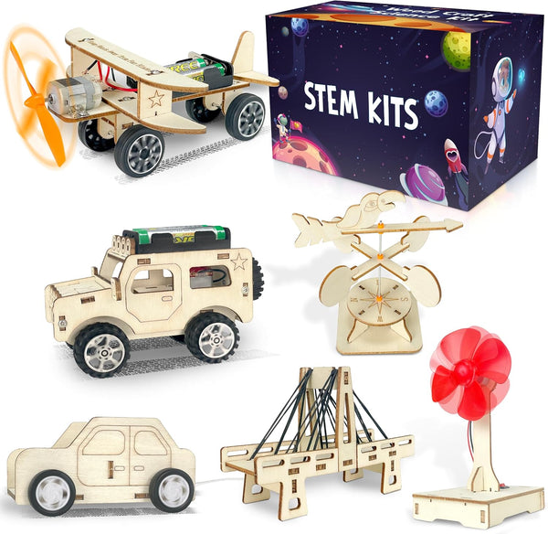 LINAYE 24 Packs STEM Kits for Kids, 6 in 1 Treasure Box