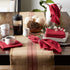 DII Variegated Tabletop Collection Napkin Set, 20x20, Tango Red, 6 Piece