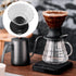 High Temperature Resistance Glass Coffee Dripper with Steel Balls, Easy to Operate for Immersion and Hand Drip