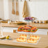 YestBuy 3 Tier Cupcake Stand - Clear Acrylic Cupcake Display Stand for 24 Cupcakes - Premium Dessert Holder