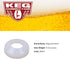 1/4 Inch Flare White Washer, 25 Pack