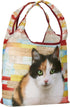 O-WITZ Reusable Grocery Bags, Vibrant Tote Bag for Groceries, Gym, Beach Gear, Toys & More, Washable Design with Large