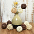 Pomeat 15pcs Wicker Rattan Balls Decorative Orbs for Table Decor, Wedding Party Decoration, Centerpiece Bowls