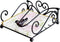 Napkin Holder for Paper Napkins, Forged Metal Table Napkin Holders for Kitchen Countertops and Outdoor Tables