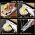 5 Garlic Press Stainless Steel, Premium Garlic Mincer - Years Warranty - No Need to Peel Garlic Crusher, Ginger Masher