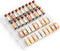 Yieach 8 Pack Adjustable Narrow In Drawer Spice Organizer - Expandable From 9''