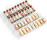 Yieach 8 Pack Adjustable Narrow In Drawer Spice Organizer - Expandable From 9''