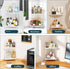 2-Tier Counter Counter, BOIVSHI Bathroom Organizner, Bathroom Organizers and Storage for Bathroom, Kitchen Corner