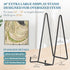 Easel Display Stand Plate Holder - 2 Pack Plate Stands for Display - Metal Iron Picture Frame Stand -10 inch Tabletop Easels for Decorative Plates | Pictures | Photo Frames | Book | Plaque - Black
