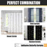 Jubilantex Navy Blue Butterfly Sheer Curtains with Gold Print Pattern, 63 Inch Long, 2 Panels for Kids Nursery Bedroom