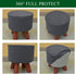 Outdoor,XL,22 CRFATOP Waterproof Round Ottoman Covers Slipcover Stretch Footstool Protector Covers Soft Footrest