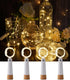 4 Pack 20 6.6 Wine Bottle Lights with Cork, USB Rechargeable Cork Lights for Wine Bottles,Christmas, Valentine's