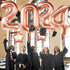 KatchOn Rose Gold 2025 Balloons - Giant 40 Inch Graduation Decorations, Class of 2025 Balloons