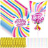 Willinglong Cotton Candy Supplies Kit Include 11.5 x 18.5 Inch Plastic Printed Large