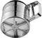 Flour Sifter, Stainless Steel Double Layer Fine Mesh Sifter for Baking, One Hand Press Crank