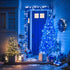 165FT 500 Lights,16 LAMPHOME LED Blue Christmas Modes Connectable Fairy String Lights, Plug in Indoor Outdoor Blue