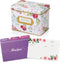 Jot & Mark Recipe Card Complete Gift Box | Decorative Pink Peonies Recipe Tin Box