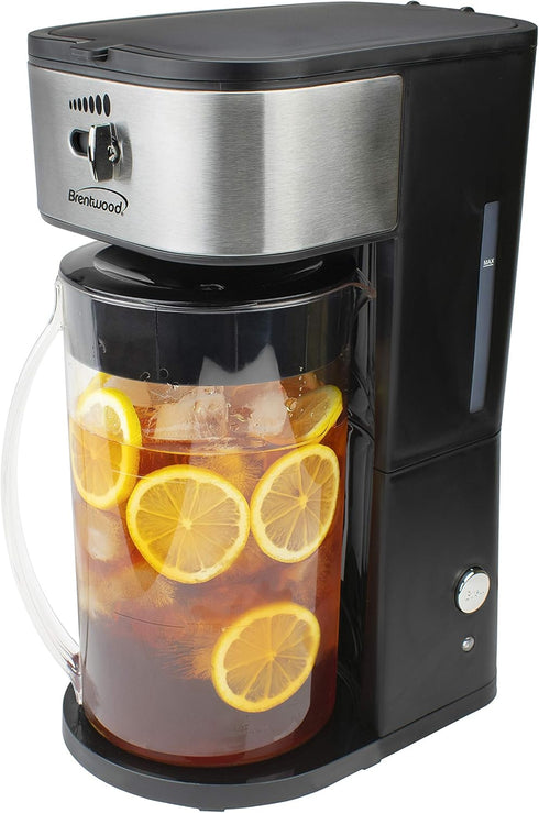 Brentwood KT-2150BK Iced Tea and Coffee Maker - 64 Ounce Pitcher, Black