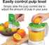 Proctor Silex Electric Citrus Juicer Machine, 34 oz., White and Green for Orange, Lemon, Grapefruit Juice (66340)