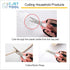 8" Heavy Duty Utility Scissors, All Purpose for Cardboard, Plastic, Carpet, Sharp Stainless Steel Blades