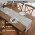 Gernaice 2PCS 24" 13" Boho Table Runner, Modern Plaid Cotton Linen Farmhouse Table Runners for Dresser End Coffee Table