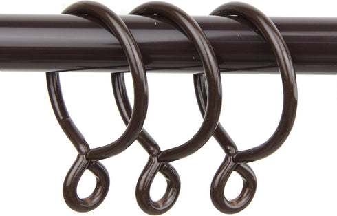 Rod Desyne 10 Curtain Eyelet Rings - Cocoa