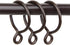 Rod Desyne 10 Curtain Eyelet Rings - Cocoa