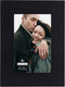 Malden 4x6 Picture Frame, Real Wood Molding, Extra Wide, Black, Real Glass