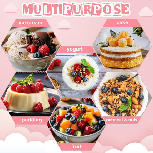 Funnymoom 300 Pack 2oz Mini Dessert Cups with Spoons Small Clear Plastic Dessert Parfait Cup Square Appetizer Pudding