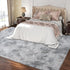 6x9 Dssimo Super Fluffy Area Rugs for Living Room, Modern Large Tie-dye Shag Grey Rug for Bedroom, Non-Slip Plush