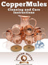 Copper Mules PURE Copper Mug, RAW Copper Interior, Holds 16oz, Ideal for Moscow Mules
