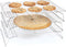Fox Run 4698 Stackable Cooling Rack Set, Chrome, 3-Piece