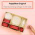 Food Storage Container Organizer Box, Kitchen Drawer Organizer for Rubbermaid, Adjustable Foldable Cloth Box