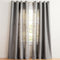 Exclusive Home Loha Linen Grommet Top Curtain Panel Pair, 54"x84", Black Pearl