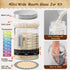 40oz 9" 10" Set, Angadona Sourdough Starter Kit, Sourdough Bread Baking Supplies, Sourdough Starter Jar, Round & Oval
