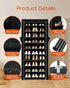CASAMAYA 10 30 Closet, SRT103B01 Shoe Rack with Covers, Tiers Tall Shoe Rack Organizer, Large Capacity Shoe Shelf