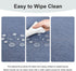 24 24 Inch Wolkemer Farmhouse Faux Linen Square Tablecloth x - Water Resistant Table Cloth Washable Wipeable Table