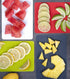 Dexas Heavy Duty Cutting Board Grippmat, Set of 4 Flexible Non-Slip Plastic Cutting Boards