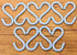 Mini Skater 2.5" Small Plastic S Shaped Hooks, Multifunctional Portable Hanging for Plants, Kitchen, Bathroom, Clothes
