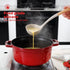 NCUE Large Non-stick Silicone Kitchen Utensils Set, 6 Pcs with Wooden Handle, BPA Free