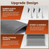 8 Closet, 16-24 Over The Door Shoe Organizer - Tier Hanging Shoe Organizer with Large Capacity Pockets, Shoe Organizer