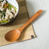FAAY 12" Big Scoop Spoon, Wide Head, Ergonomic Handle for Cooking and Serving, Golden Teak Wood