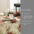 Elrene Home Fashions Festive Poinsettia Holiday Tablecloth - Wrinkle Resistant Fabric, Multi, 60"x120" Rectangle