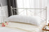 White Body Pillowcase with Ruffles, Cotton Pillow Sham Cover 21"X54" 1pc