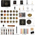 132 Witchcraft Supplies Kit PCS, Wiccan Supplies and Tools, Including Witchcraft Herbs, Spell Candles, Crystals