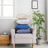 26"x26" (65 65cm), Jeanerlor Decorative Cotton Linen Couch Throw Pillow Case Yellow for Sofa Durable Classy