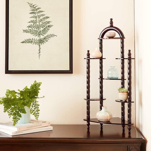 3-Tier Frenchi Home Furnishing Wall Corner Shevles