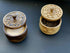 Salt Pinch Bowls - Vintage Salt Box Cellar with Wooden Lid, Spice Bowls for Cooking, Natural Mango Wood