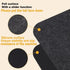 4 Pcs Heat Resistant Mats for Air Fryer, Coffee Maker, Kitchen Countertop, 16 x 12 In Non-slip Silicone Slider for