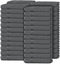 Wealuxe Dark Gray Washcloths 48 Pack - 600 GSM 100% Ring-Spun Cotton